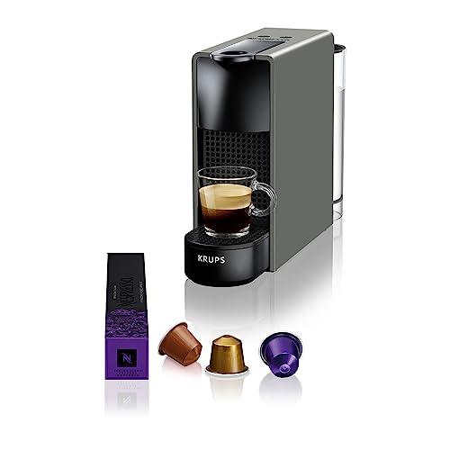 Nespresso Krups XN110B Essenza Mini kohvikapslimasin | 0,6 L | 19 baari | Energiatõhus režiim | hall | Energiallass A
