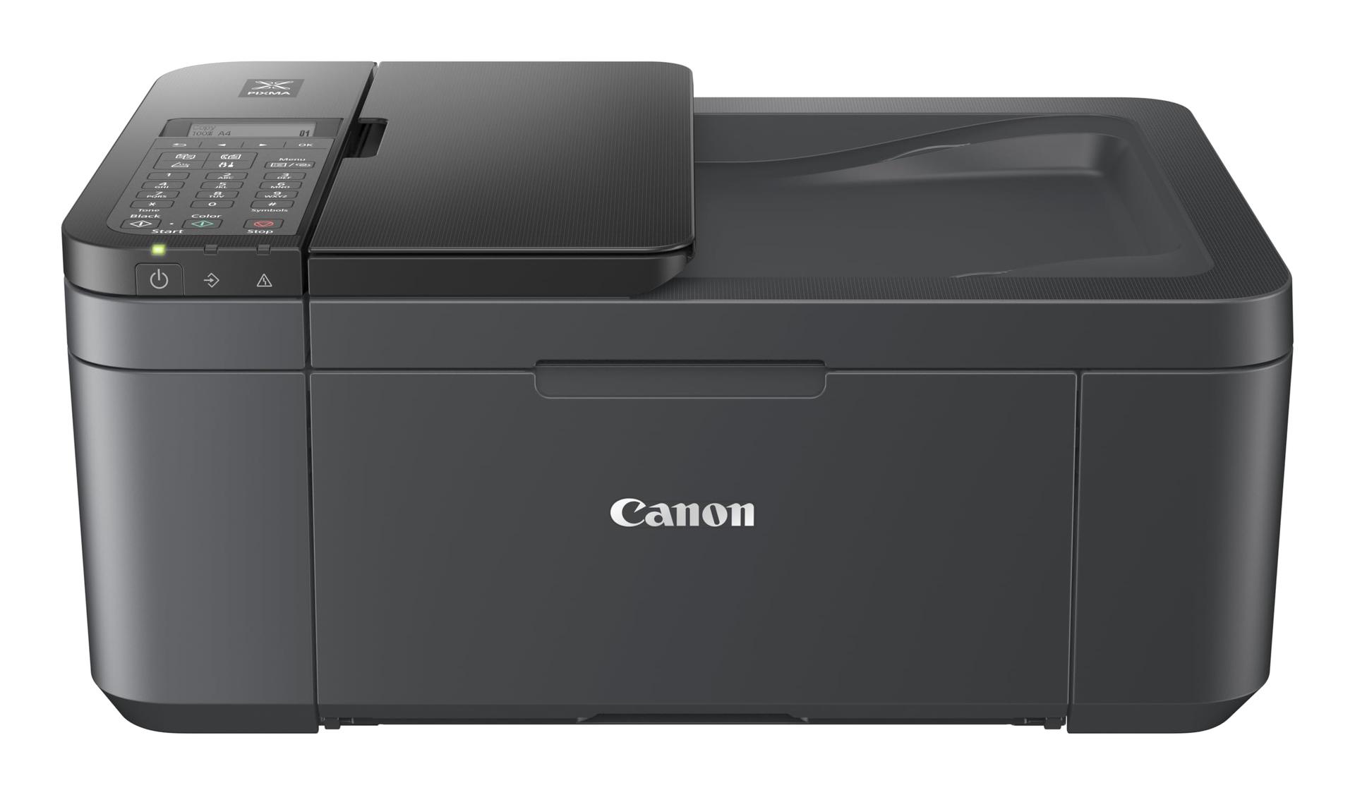 Canon PIXMA TR4755i Mitmefunktsiooniline Printer 4in1 (Tindiprinter, Trükkimine, Kopeerimine, Skaneerimine, Faksimine, A4, WLAN, Apple AirPrint, 20-leheline ADF, Kahepoolne trükkimine, ühilduv Pixma Print Plan ABOGA) must