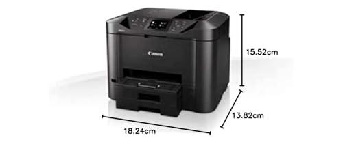Canon Maxify MB5450 4-in-1 värviline tindiprinter-multifunktsionaal (printimine, kopeerimine, skaneerimine ja faksimine, 4 XL-tinti, kahepoolne printimine, USB, LAN/WLAN, D-ADF) must – pilt 9