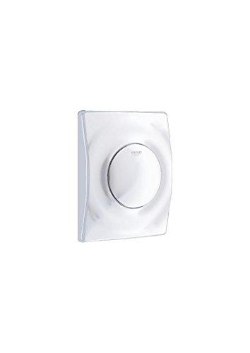 GROHE Surf – katteplaat (116 x 144 mm, nupuga loputamine, vastupidav), alpi valge, 37018SH0