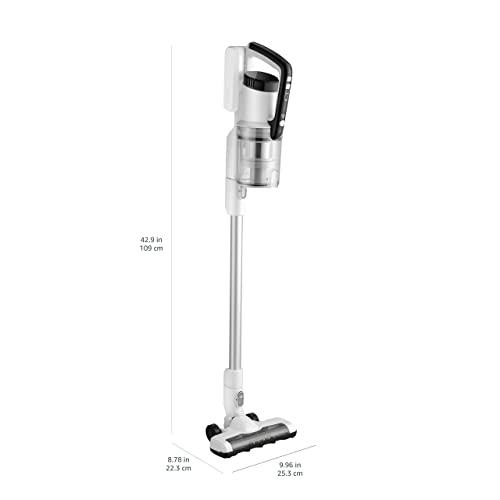 Amazon Basics juhtmeta tolmuimeja, 2-ühes seade, DC-mootoriga, 150 W, 0,7 l, valge/must – pilt 7