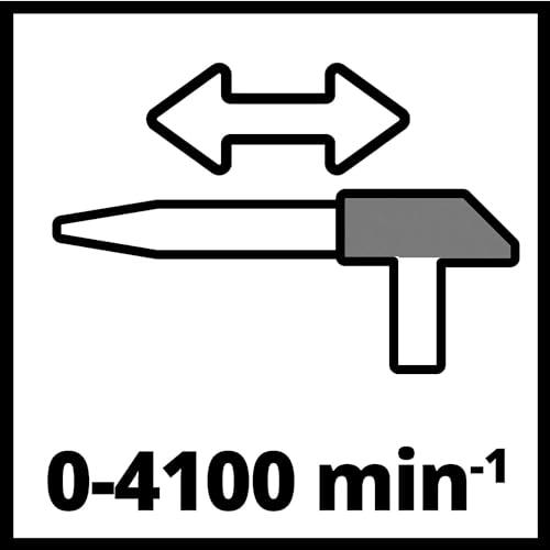 Einhell lammutushaamer TE-DH 12 (1 050 W, 4 100 lööki/min, 12 J löögijõud, SDS-max tööriistahoidik, 4 m kummikaabel, sisaldab otsik- ja lamepeitlit, E-Box M55 kohver) – pilt 11
