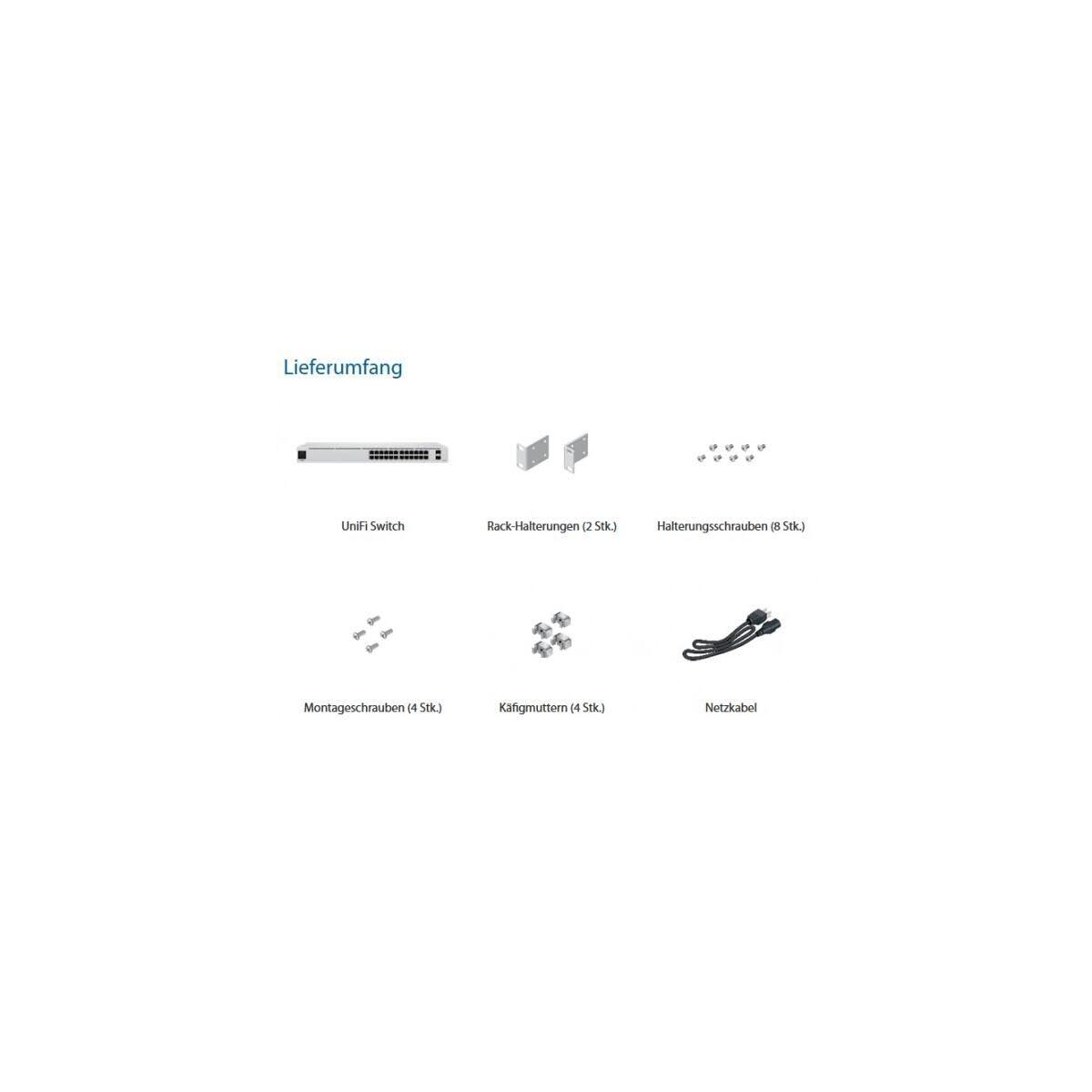 Ubiquiti Switch UniFi USW-24 (24 x 10/100/1000