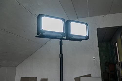 Brennenstuhl Professional Multi-Aku LED Hübridne Töövalgusti 10050 MH (100W, 12500lm, IP55, ühilduv 18V akudega 11 erinevalt tootjalt, 5m RN-kaabel, ilma akuta, inseneritud Saksamaal) – pilt 12