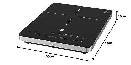 WMF Kult X mobiilne induktsioonpliit, kuni 28 cm, 1 keeduväli, 8 astet, poti tuvastus, puutetundlik ekraan, klaaskeraamika, taimer, 2100 W – pilt 10