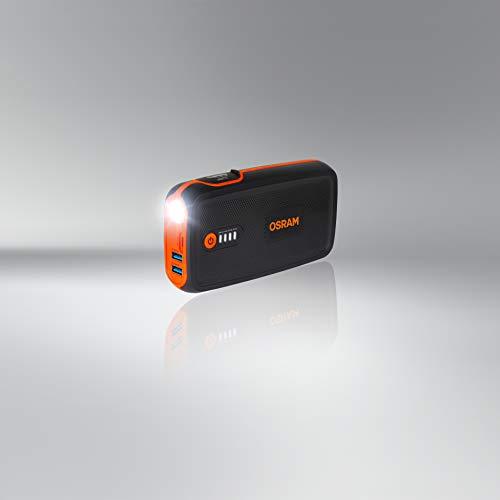OSRAM BATTERYstart 300, Auto starthoob, Liitiumakuga käivitusabi 1500A 12V mootorrattale ja autole, Powerbank-funktsiooniga kuni 6L bensiin- ja 3L diiselmootoritele, Must – pilt 10