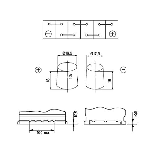 Bosch Automotive 0092S5A130 AGM-aku 12 V 95 Ah 850 A B13 – lisavaade