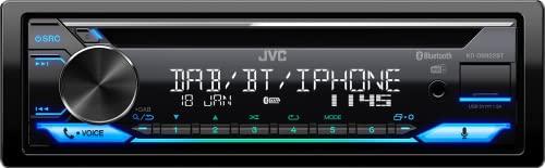 JVC KD-DB922BT CD-Autoradio DAB+ ja Bluetooth käed-vabad süsteemiga (USB, AUX-In, 3 x Pre-Out 2,5V, Amazon Alexa, Heliprotsessor, 4×50 W, Muudetav valgustus) – kasutusnäide