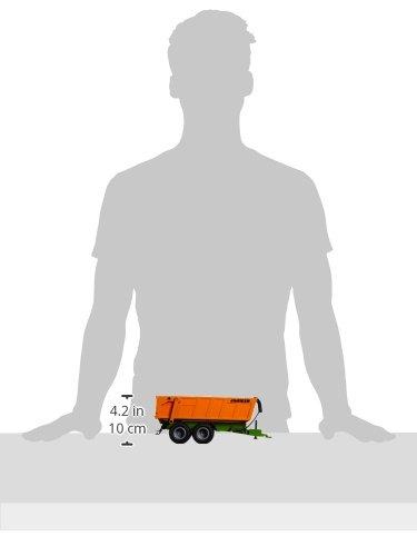 siku 6780, Tandemteljega haagis, 1:32, kaugjuhitav, sobib SIKU CONTROL haagisekonksuga sõidukitele, metall/plastik, oranž – pilt 9