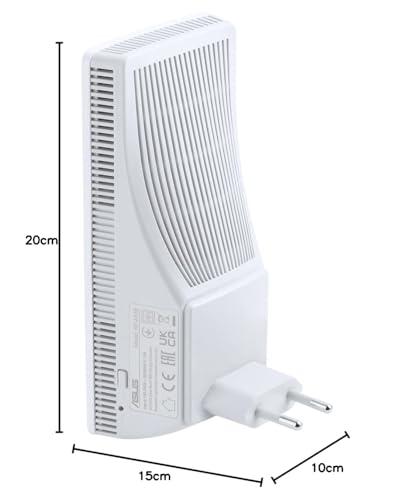 ASUS RP-AX58 AX3000 kaheribaline WiFi 6 leviala laiendaja/AiMesh laiendaja (160 MHz ribalaius 5 GHz kanalitel, rakendusepõhine seadistamine, lai ühilduvus) – pilt 8