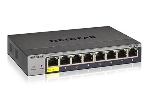 Netgear GS108Tv3 Smart Pro 8-Port Gigabit Hallatav Võrgulüliti