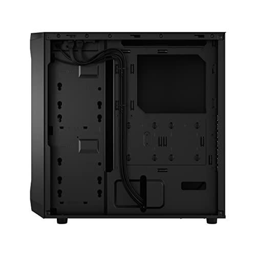 Fractal Design Focus 2 Must Solid – Võrgustatud Esipaneel – Kaks 140 mm Aspect Ventilaatorit – ATX Mängurikorpus – pilt 10