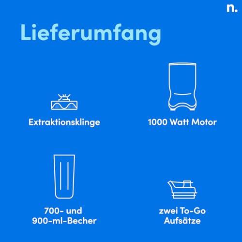nutribullet isiklik blender, kõige võimsam ühe portsjoni mikser, 1000 W vaikse mootoriga, 900 ml Tritan Renew tass, valgustatud puutetundlikud nupud, tumehall – pilt 8