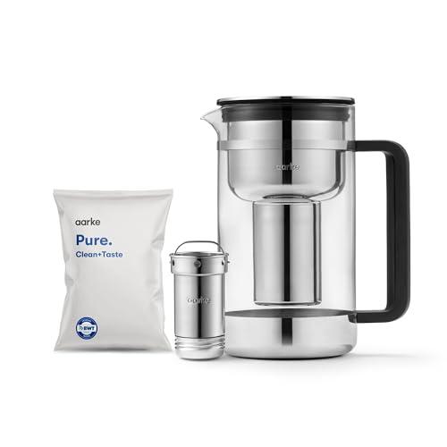 Aarke Purifier Large, klaasist ja roostevabast terasest veefiltrikann, 2,8L – pilt 9