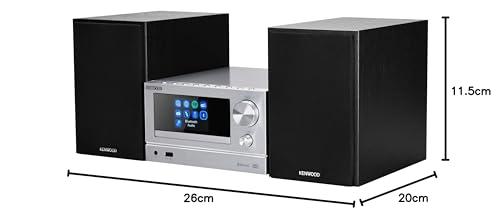 KENWOOD M-7000S-S – Nutikas mikromuusikakeskus internetiraadio, DAB+, CD/USB ja audiovoogedastusega, hõbedane – pilt 8