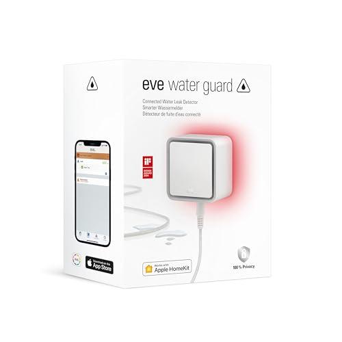 Eve Water Guard (Apple Home) – Nutikas veelekkeandur, 2 m andurikaabel (pikendatav), 100 dB, veehäire iPhone’ile, iPadile, Apple Watchile, Bluetooth, Thread – pilt 9