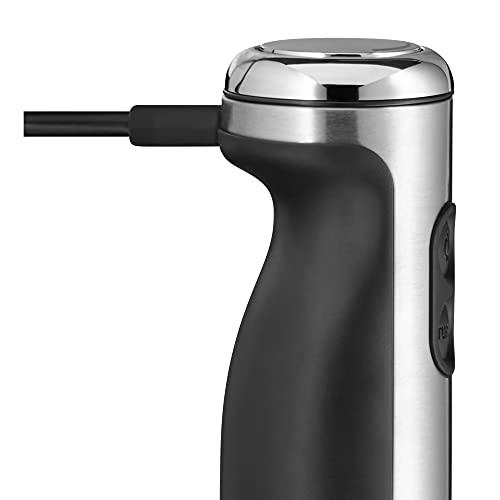 WMF Lineo saumikseri komplekt, 5-osaline – saumikser, vispel, piimavahustaja, hakkija, 700 W, 1-liitrine segamisanum, roostevaba teras – pilt 10