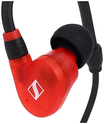 Sennheiser IE 100 PRO RED dünaamilised in-ear kõrvaklapid | Uuenduslik 10 mm lairiba-muundur täpseks monitooringuheliks | 1,3m kaabel ja S/M/L silikoonadapterid | Punane & Must (508942) – pilt 11