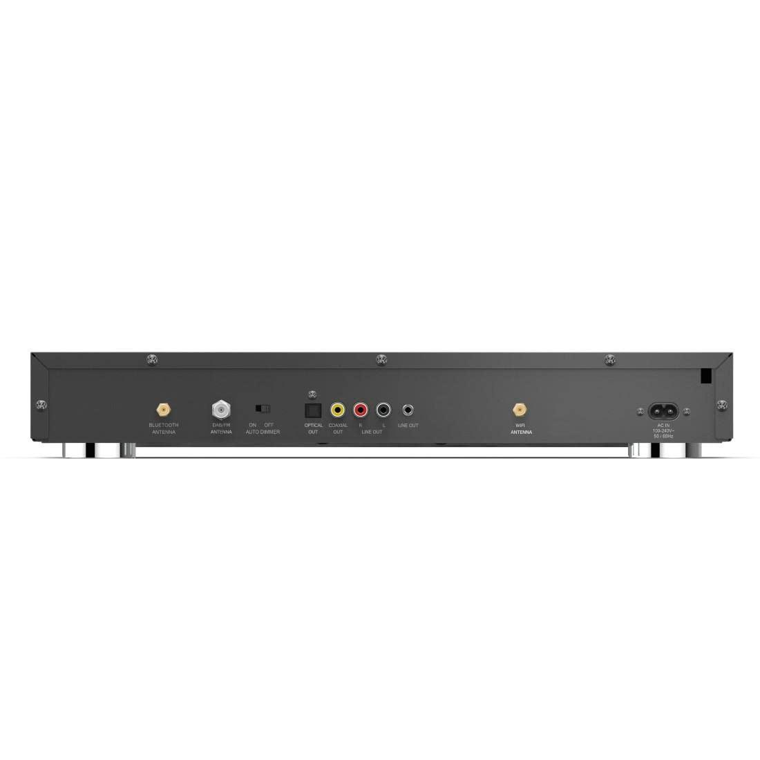Hama DAB-tuuner HiFi digiraadio Interneti-raadio FM-tuuner Bluetooth Digiraadio FM WLAN Stereo-vastuvõtja Spotify Amazon Music Kaugjuhtimispult USB AUX Äratuskell DIT2105SBTX must – lisavaade