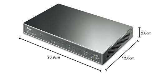 TP-Link TL-SG2210P 10-pordiline nutikas switch 8 PoE+ pordiga (61 W, tsentraalne pilvehaldus, integreeritud Omada SDN, IPv6 tugi, turvaline võrk) must – kasutusnäide