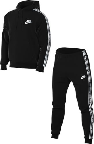 Nike meeste Club treeningülikond, must/valge, L EU