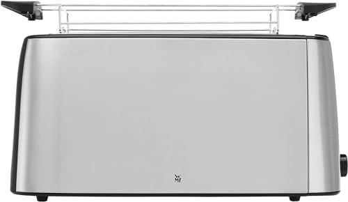 WMF Bueno Pro piklik röster 4 viilu, kuklisoojendaja, XXL röstsai, krõbestamisfunktsioon, 6 pruunistusastet, 1550W, matt roostevaba teras – pilt 9