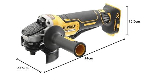 Dewalt 18V akuga nurklihvija 125mm DCG406NT (harjadeta mootor, elektrooniline pidur ja sidur, kiirkinnitusmutter, lisakäepide ja TSTAK-Box II, ilma aku ja laadijata) – pakend ja tarvikud