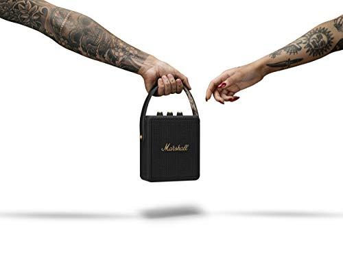 Marshall Stockwell II kaasaskantav Bluetooth-kõlar – Must ja Messing – pilt 10