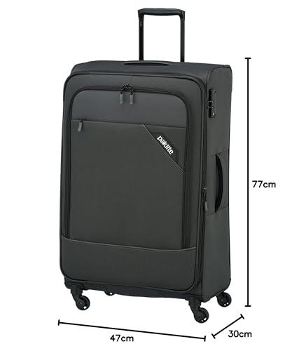 paklite Reisikohver 4 rattaga, pehme kohver, suur laiendatav DERBY trolley, stiilne kohver dehnfalteniga, TSA lukk, 77 cm, 102 – 115 liitrit – pilt 9