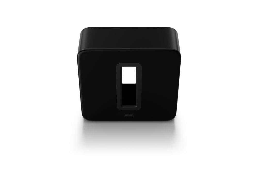Sonos Sub, must – Võimas WiFi-subwoofer dünaamiliste ja sügavate basside jaoks – Elegantne multiroom subwoofer esmaklassilise heli nautimiseks (Gen.3) – pakend ja tarvikud