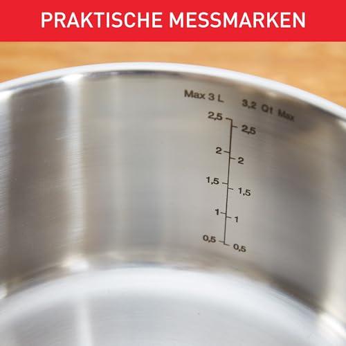 Tefal A70522 Duetto kastrul | kaanega | 16 cm | roostevaba teras – pilt 7