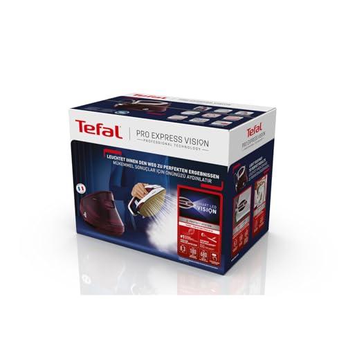 Tefal Pro Express Vision aurutriikimissüsteem, nutikas LED-valgustus, võimas 8,3-baarine rõhk, 180 g/min aur, 680 g/min lisaaurupahvak, katlakivivastane süsteem, tumepunane/valge, GV9810 – pilt 10