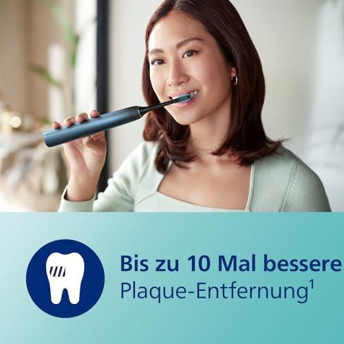 Philips Sonicare DiamondClean 9000 seeria elektriline hambahari – helitehnoloogiaga hambahari, puhtamad hambad ja suuhooldus C3 Premium Plaque Defense harjapeadega, akvamariin (mudel HX9911/89) – kasutusnäide