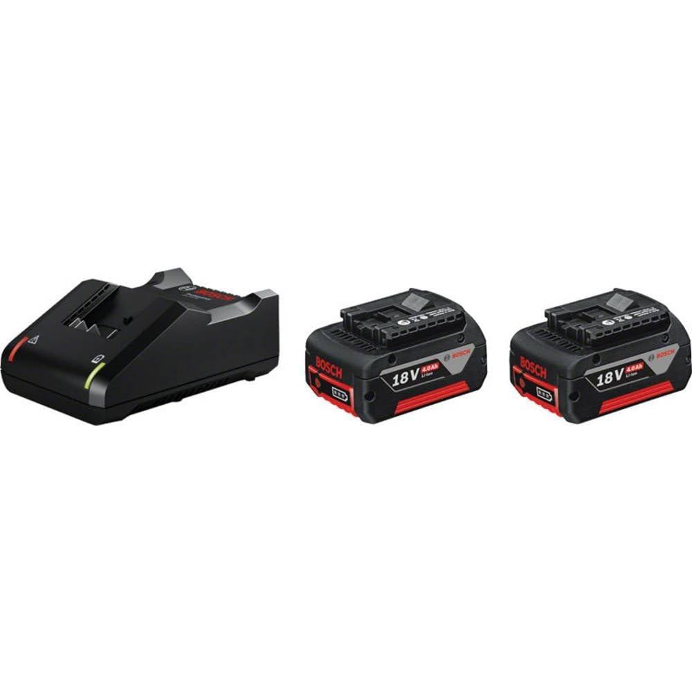 Bosch Professional 18V Süsteemi Aku Starterikomplekt: 2x GBA 18V 4.0Ah Aku + Kiirlaadija GAL 18V-40