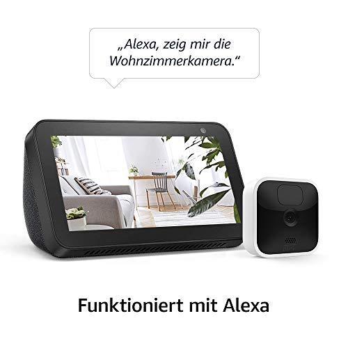 Blink Indoor – juhtmevaba HD-turvakaamera kahe aasta aku kestvusega, liikumistuvastuse ja kahesuunalise heliga, töötab Alexaga | Kahe kaamera süsteem – kasutusnäide