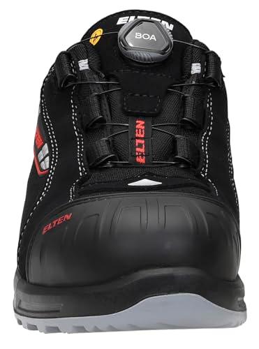 ELTEN turvajalatsid SENEX XXT Pro BOA ESD S3, meeste, tekstiil, plastikkork (kergem kui teraskork), kerge, sportlik, must/punane, suurus: 45 – detailne vaade