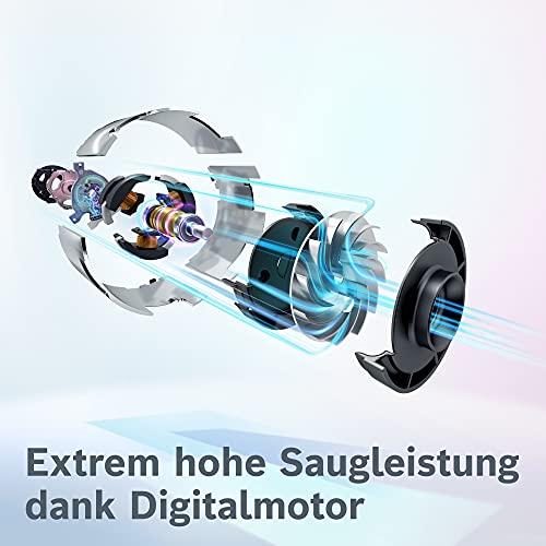 Bosch juhtmevaba akuga tolmuimeja Unlimited ProPower Serie 8 BSS81POW1, kotivaba, hügieenifilter, suur imemisvõimsus, pikk tööaeg, kiire laadimine, piludüüs, must – pilt 11
