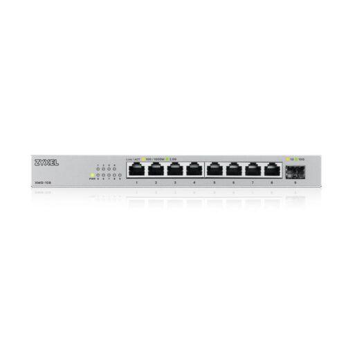 Zyxel 8-port 2.5G Multi-Gig haldamata switch 1 x 10G SFP+ | Laua- või seinakinnitus [XMG-108]