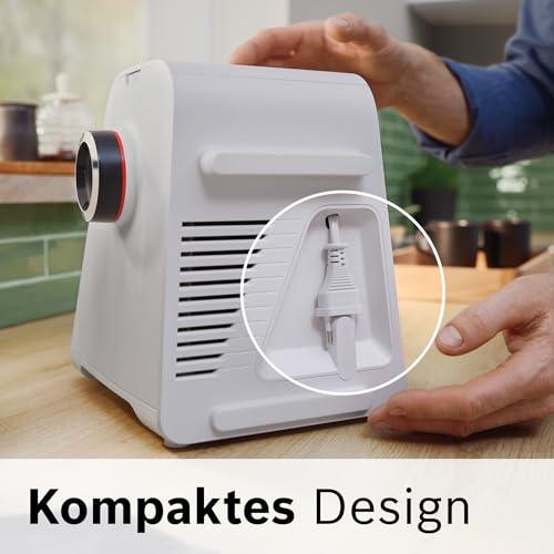 Bosch hakklihamasin Serie 4 MFWS420W, kompaktne, 2 kiirust, 2 sõela (3 & 8mm), vorstitarvik, 10-aastane mootori garantii, planeetülekanne, 1.900 W, valge/must – pilt 11