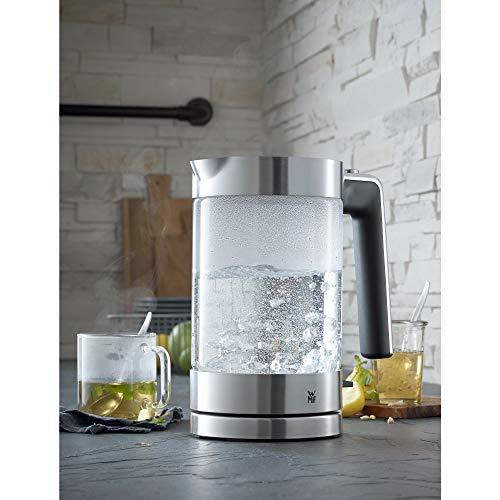 WMF Lono klaasist veekeetja 1,7 l, lubjafiltriga juhtmevaba klaasveekeetja, 3000 W, roostevaba teras, matt – pilt 10