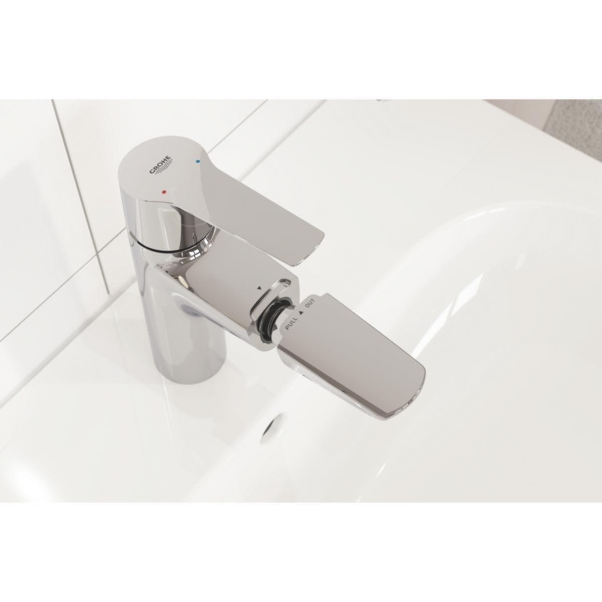 GROHE Start – Peresõbralik valamu segisti (väljatõmmatav, veesäästlik, kiire paigaldussüsteem, sisaldab paigaldustööriistu), kroom, 24205003 – pilt 6