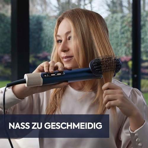 BaByliss Air Wand, 3-ühes föön, sirgendaja ja soenguviimistlus, ioontehnoloogia, kiire digitaalne mootor, 3 otsikut, ei kahjusta juukseid, AS6553E – pilt 19