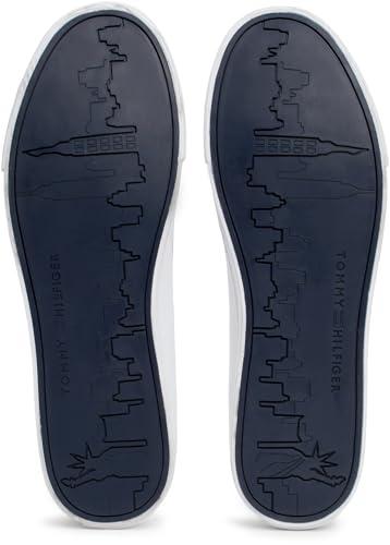 Tommy Hilfiger ESSENTIAL LEATHER SNEAKER Cupsole Sneaker Meestele, Valge, 44 EU – pilt 7