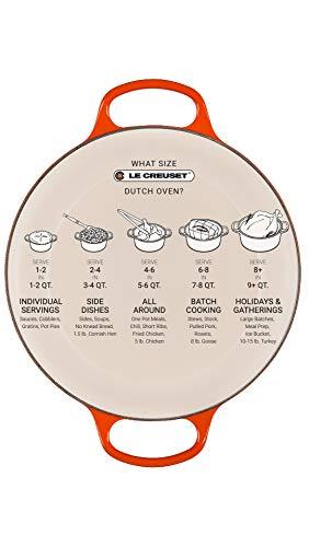 Le Creuset Signature malmist ahjupott kaanega, Ø 24 cm, ümmargune, sobib kõikidele pliiditüüpidele ja induktsioonile, maht: 4,2 l, 4,305 kg, kirsipunane – pilt 9