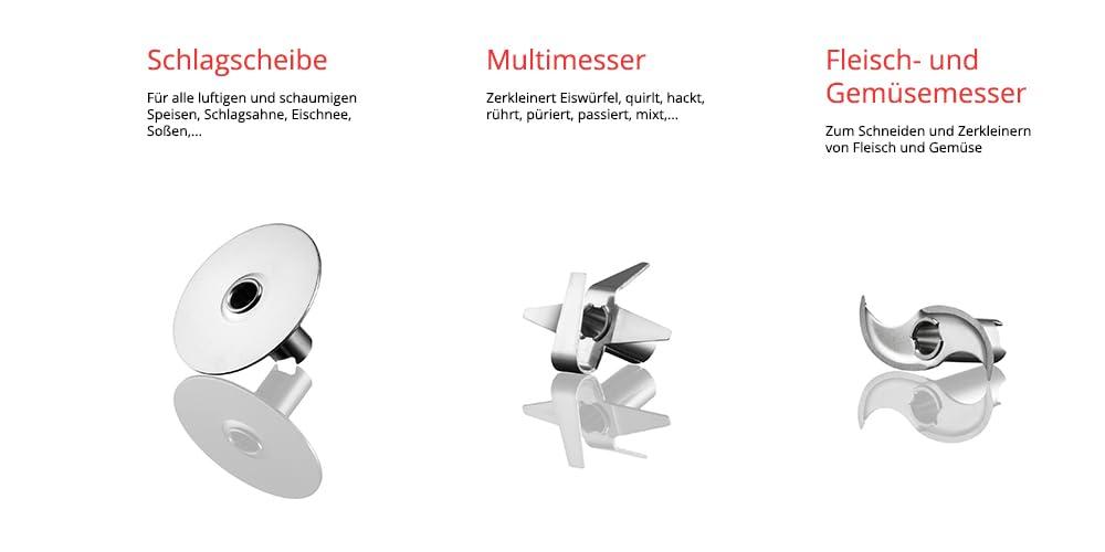 ESGE Zauberstab M 200 BBQ 98215 saumikser must, käsimikser, professionaalne, kuni 17 000 p/min, 200 W, ergonoomiline käepide, kaksiklüliti, kinnituskeskkond, AC-mootor – pilt 6