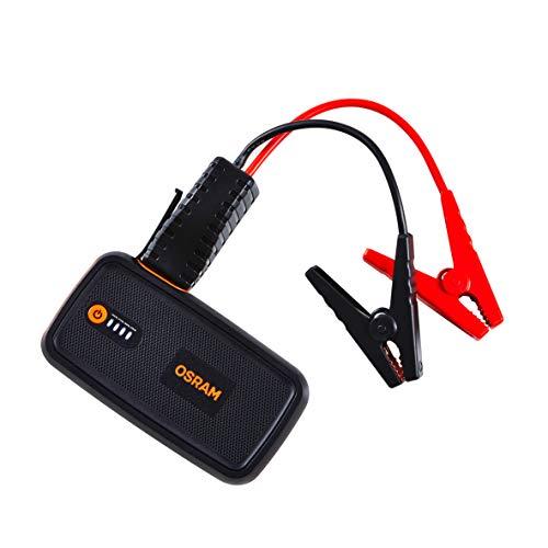 OSRAM BATTERYstart 300, Auto starthoob, Liitiumakuga käivitusabi 1500A 12V mootorrattale ja autole, Powerbank-funktsiooniga kuni 6L bensiin- ja 3L diiselmootoritele, Must – pilt 12
