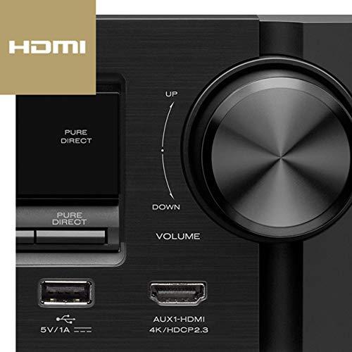 Marantz NR1510 5.2-kanaliline AV-vastuvõtja, HiFi võimendi, 50W, 4K, Dolby Audio, HEOS, 6 HDMI-sisendit, Bluetooth, WiFi – Must – pilt 10