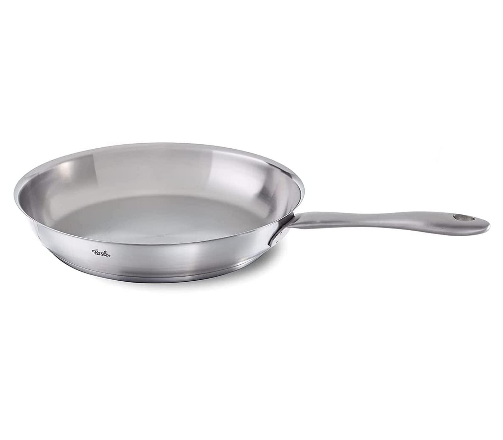 Fissler Catania / Roostevabast terasest pann (Ø 24 cm), katmata käepidemega praepann, hautamispann, ideaalne krõbedaks praadimiseks, sobib kõikidele pliiditüüpidele – ka induktsioonile – detailne vaade