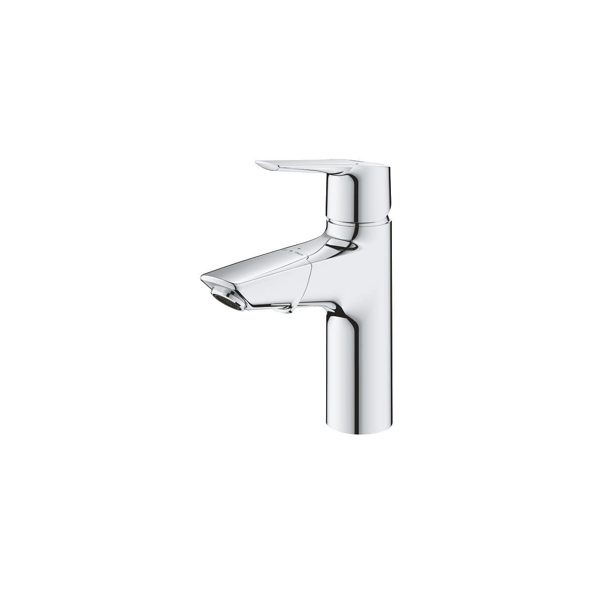 GROHE Start – Peresõbralik valamu segisti (väljatõmmatav, veesäästlik, kiire paigaldussüsteem, sisaldab paigaldustööriistu), kroom, 24205003 – pakend ja tarvikud
