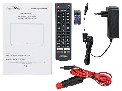 REFLEXION LED22IBT Nutikas LED teler, LG webOSHub, 55 cm / 22 tolli, Matkaauto / Karavan / Paadi / Veoki TV, 12/230 V, Full HD, Triple Tuner, DVB-T2HD, DVB-S2, DVB-C, Bluetooth, WiFi – kasutusnäide